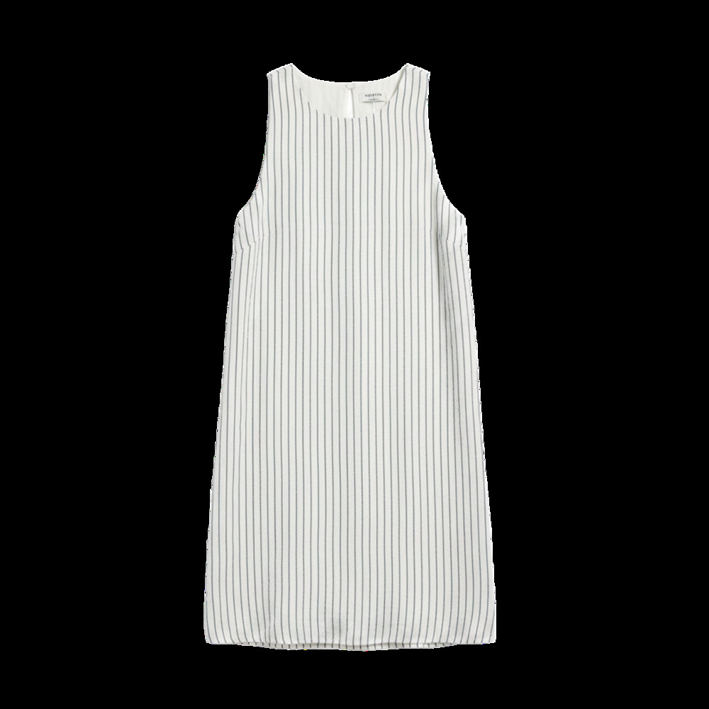 Babaton Striped White Shift Dress Size S